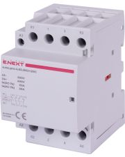 Модульний контактор E.Next e.mc.pro.4.63.2NO+2NC, 4р, 63А, 2NO+2NC, 220В (p005231)
