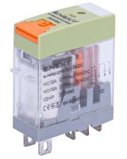 Реле промежуточное E.Next e.relay.pro.12.1.24DC, 12А, 1 группа контактов, катушка 24В DC