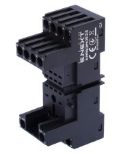 Разъем модульный E.Next e.relay.pro.10.2.S для промежуточного реле 10А на 2 группы контактов