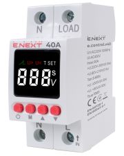 Реле контроля напряжения E.Next e.control.v40 с индикацией 40А (p0690032)
