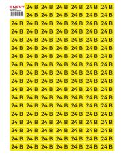 Самоклеющаяся наклейка E.Next "24В" e.sticker.voltage.24.1 (40х20мм) 102 шт/лист