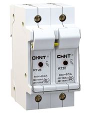 Держатель предохранителей Chint NRT28-32 2P до 32А 10х38мм (520466)