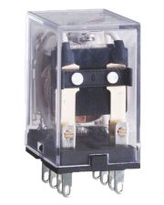 Промежуточное реле Chint NJDC-17/2Z PLU AC 220В 10A 2 группы контактов кнопка тест (651147)