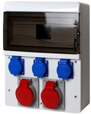 Монтажный набор E.Next 2 х16A (230/400V) 2,5мм², 3х16А 230V 1,5мм², 13 модулей