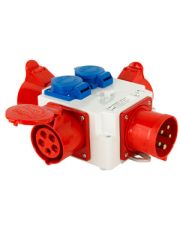 Розгалужувач E.Next 32A 3P+N+Z 400V/ 1x32A 3P+N+Z 400V, 2x16A 3P+N+Z 400V, 2x16A 2P+Z 250V