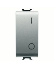 Вимикач GEWISS Chorusmart 1М 2P 16A (титан) GW14004