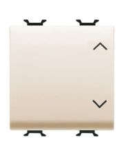 Переключатель 3-х позиционный GEWISS Chorusmart 2M 1P 10A UP-DOWN (слоновая кость) GW11123