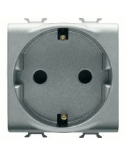 Розетка GEWISS Chorusmart 2M 2P+E 16A (титан) GW14241