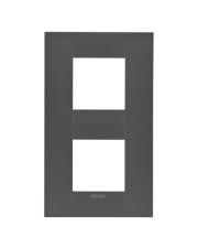 Рамка вертикальная Chorusmart GEO 2+2M (сатиновый черный) GW16424VN