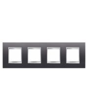 Рамка Chorusmart LUX 2+2+2+2M горизонтальна (сланець) GW16228VA