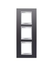 Рамка Chorusmart LUX 2+2+2M вертикальна (сланець) GW16227VA