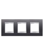 Рамка Chorusmart LUX 2+2+2M горизонтальна (сланець) GW16226VA