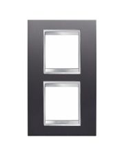 Рамка Chorusmart LUX 2+2M вертикальна (сланець) GW16224VA