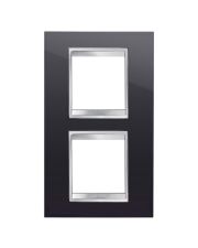 Рамка Chorusmart LUX 2+2M вертикальна (тонер черный) GW16224TN