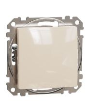 Кнопковий вимикач Schneider Electric Sedna Design & Elements бежевий SDD112111