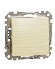 Кнопковий вимикач Schneider Electric Sedna Design & Elements береза SDD180111