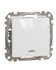 Перекрестный переключатель Schneider Electric Sedna Design & Elements с подсветкой белый SDD111107L