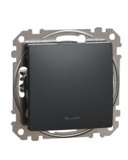 Переключатель Schneider Electric Sedna Design & Elements с подсветкой черный SDD114106L