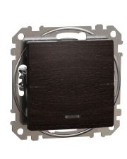 Выключатель Schneider Electric Sedna Design & Elements с подсветкой венге SDD181101L
