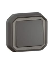 Встроенный переключатель 10А Legrand PLEXO антрацит (069881L)
