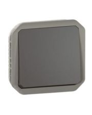 Кнопочный выключатель 10А Legrand PLEXO з НО контактом, антрацит (069810L)