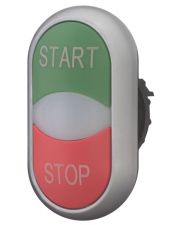 Кнопка Eaton (Moeller) M22-DDL-GR-GB1/GB0 «START/STOP»