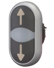 Подвійна кнопка Eaton (Moeller) M22-DDL-S-X7/X7