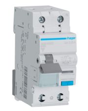 Дифференциальный автомат Hager ADS940D B 40A QC 1P+N 6кА 30мА А