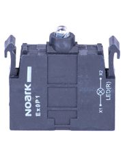 LED індикатор Noark для кнопки Ex9P1 LEDb 110-230В AC синій (переднє кріплення)