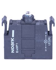 LED індикатор Noark для кнопки Ex9P1 LEDr 110-23В AC червоний (переднє кріплення)