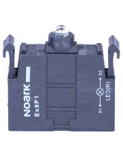 LED індикатор Noark для кнопки Ex9P1 LEDy 110-23В AC жовтий (переднє кріплення)
