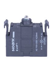 LED індикатор Noark для кнопки Ex9P1 LEDw 12В AC/DC білий (переднє кріплення)