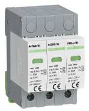 ПЗІП Noark Ex9UEP клас 1+2, In=6,25kA, 1500В DC