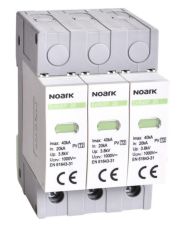 ПЗІП Noark Ex9UEP клас ІІ, In=20kA, 1200В DC (для не заземлених PV систем)