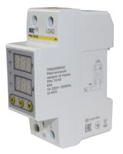 Реле контролю напруги та струму TNSy РНс1/2-63 1ф 63А 2мод. 140/280В (TNSy5506342)