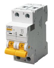 Модульный автоматический выключатель UEC SB-M9 2P 2A 6kA