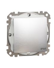 Одноклавишный выключатель Schneider Electric Sedna Elements SDD270101 IP44 матовый алюминий