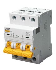 Модульный автоматический выключатель UEC SB-M9 3P 16A D 6kA