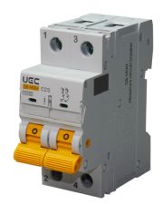 Автоматический выключатель UEC SB-M9H 2P 25A C 10кA