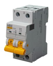 Автоматический выключатель UEC SB-M9H 2P 32A C 10кA