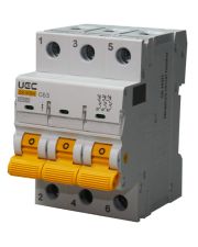 Автоматический выключатель UEC SB-M9H 3P 63A C 10кA