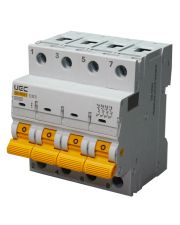 Автоматический выключатель UEC SB-M9H 4P 63A C 10кA