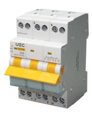 Выключатель-разъединитель трехпозиционный UEC SB-H09-63 3P 25А