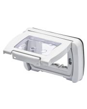 Герметичная панель GEWISS 27 COMBI 3М IP55 серая