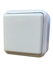 Вимикач 1-клавішний TNSy Lemur білий (TNSy5000977)