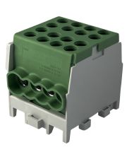 Клемний блок Promfactor FJ-25/16.3G 100A зелений (FJ25163G)