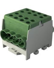 Клемний блок Promfactor FJ-35/25.3G 125A зелений (FJ35253G)