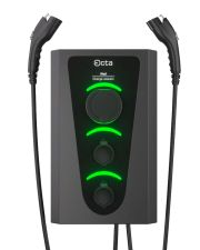 Побутова зарядна станція для електромобілів Octa Energy W336-С22-C1-C2 Wall на 36кВт із 3 портами (Type 2 Type 1 Type 2)