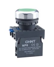 Кнопка Chint NP8-01BN/3 1NC зеленая IP65 (667230)