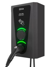 Комерційна зарядна станція Octa Energy SW244-S22-C22 Smart Wall на 44кВт (розетка 3ф + Type 2 трифазна)